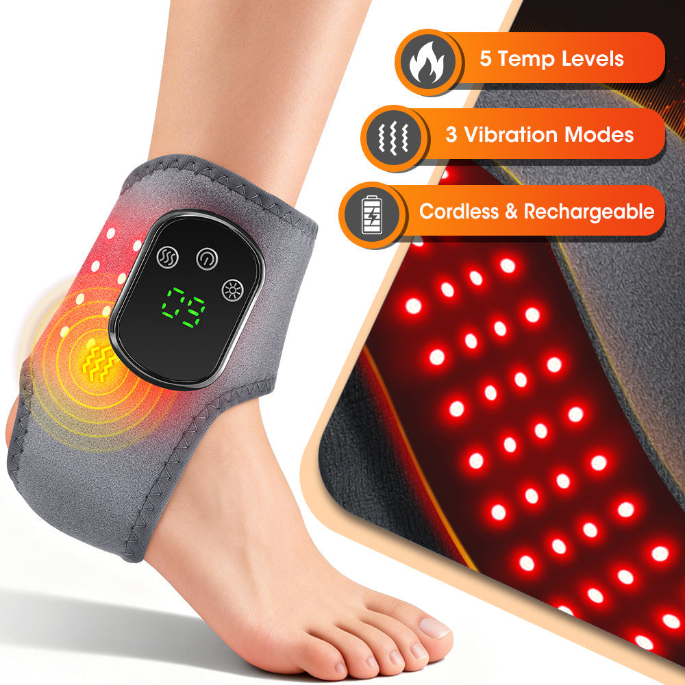 EMSense Triple Therapy Foot Massager with heat, vibration and red light