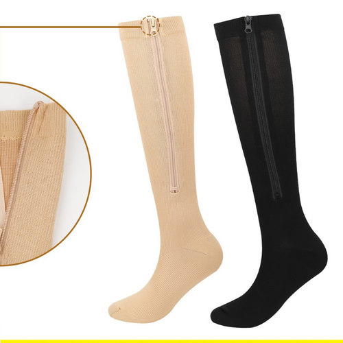 Zipper Compression Socks